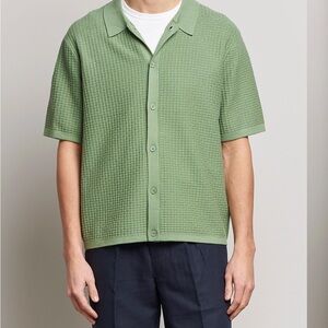 Samsoe Samsoe Men's Green Short Sleeve Shirt